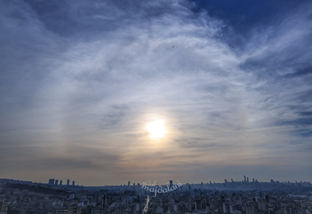 Today’s Lebanon’s Sky: A Stunning Sun Halo with a Deeper Climate&nbsp;Message