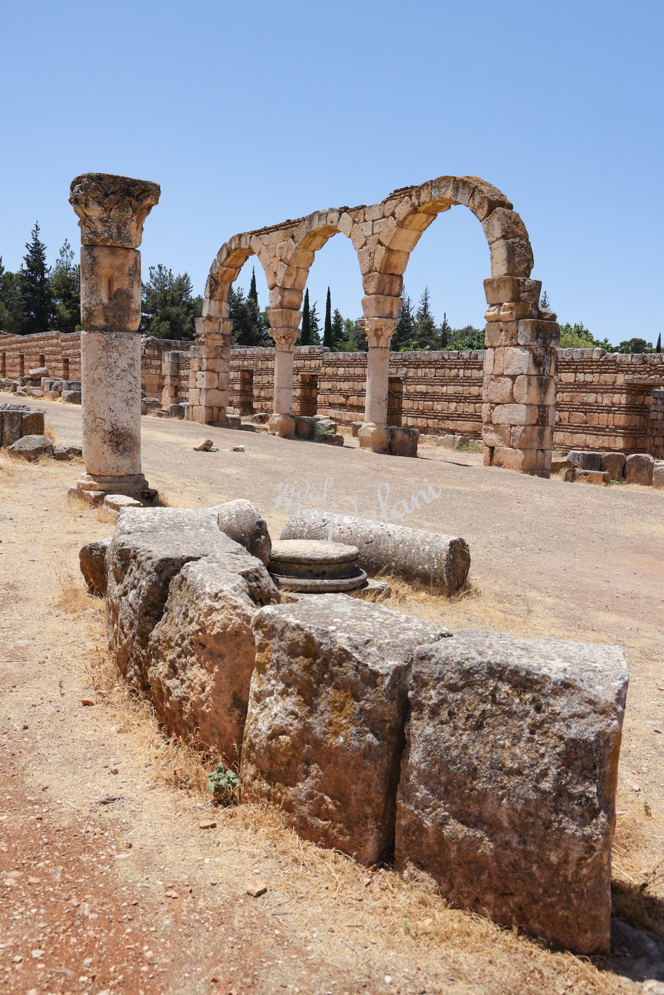 Umayyad ruins of Anjar in the Bekaa Valley