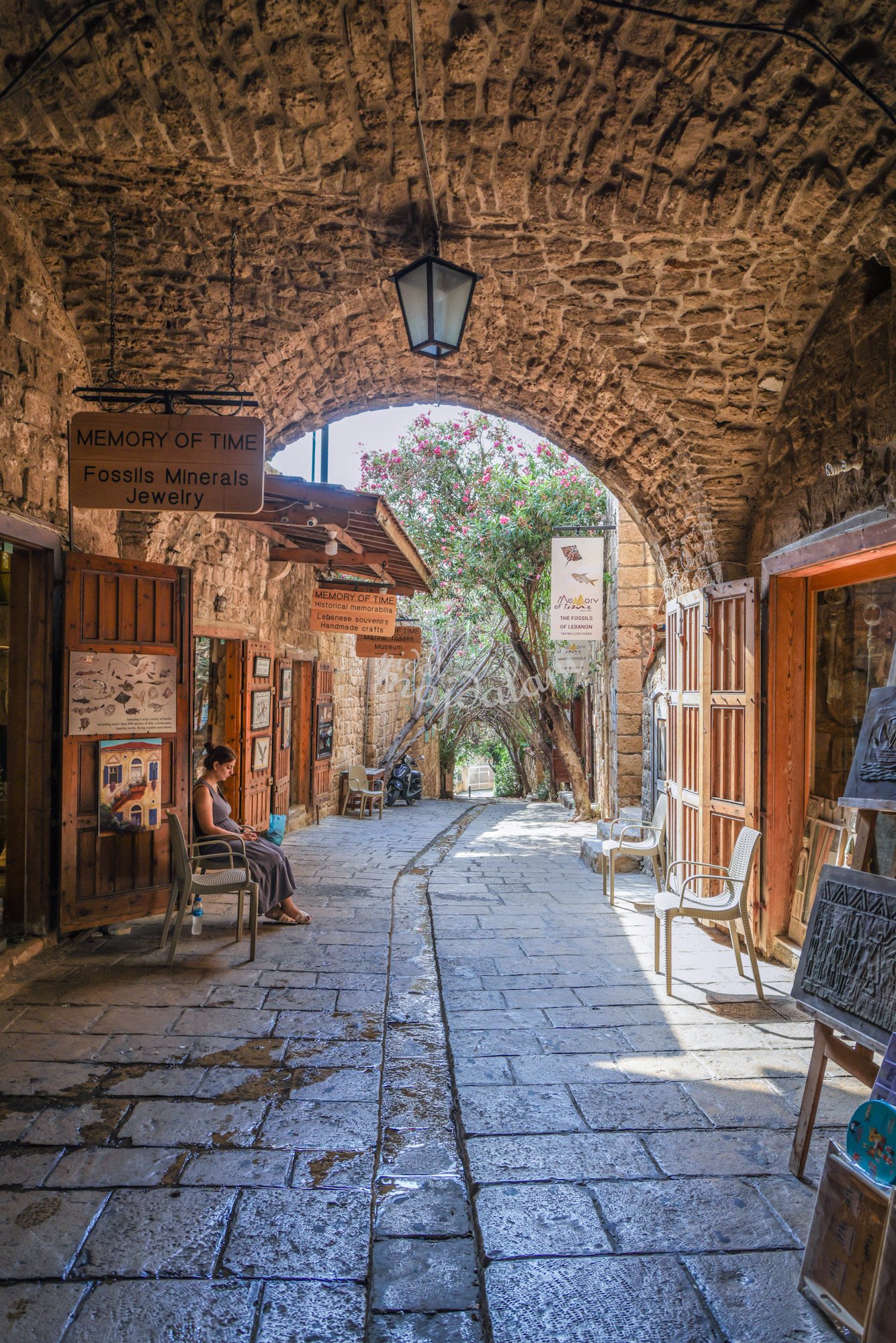 Stone alleys in Byblos Old Town