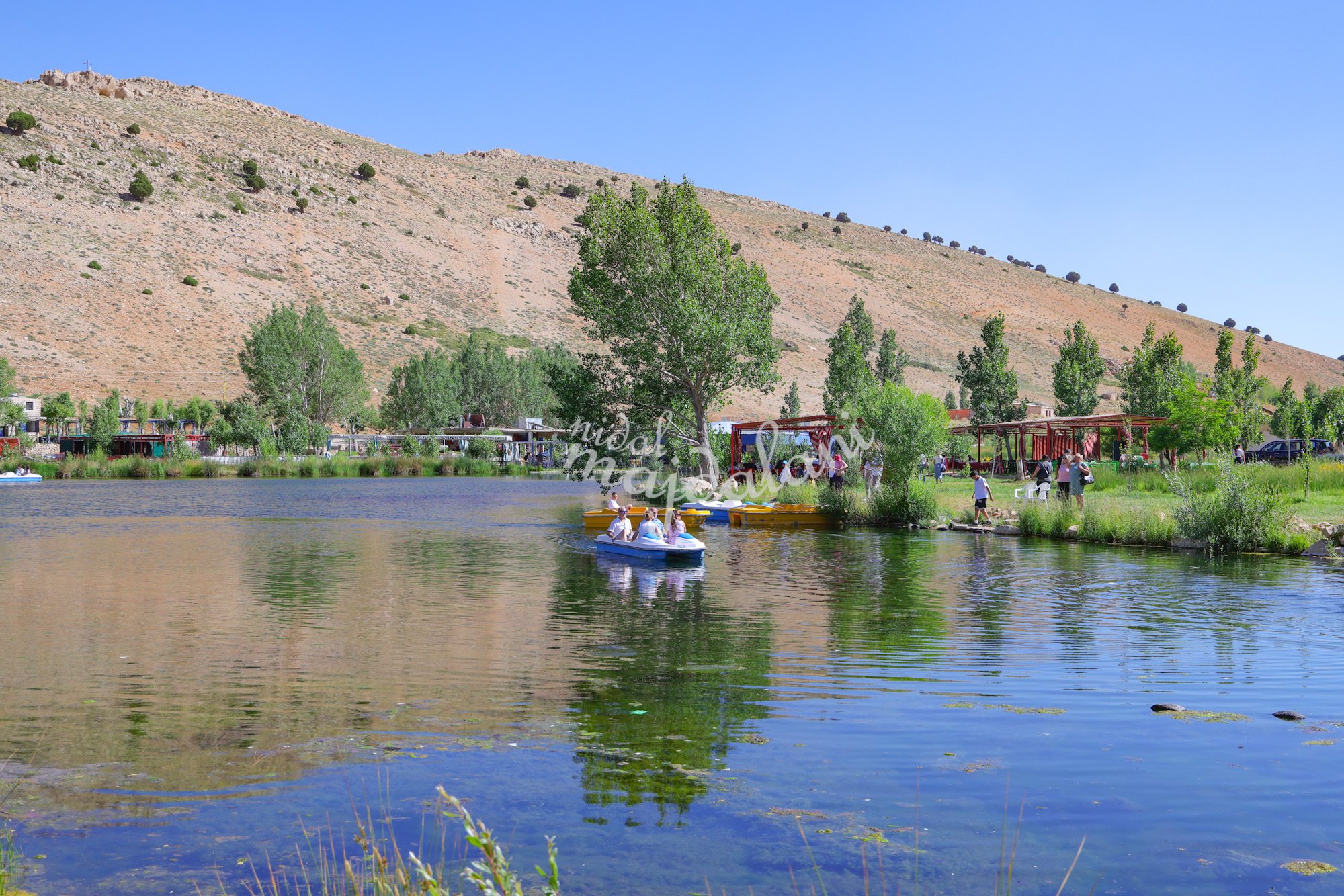 Mountain ponds at Oyoun Orghosh in northern Lebanon